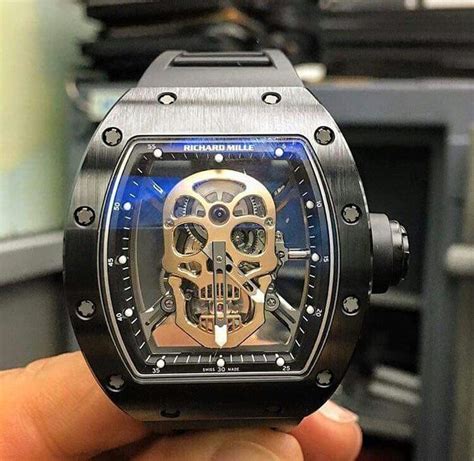 richard mille skull gold|Richard Mille totenkopf.